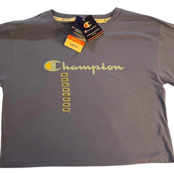 Champion Cropped T-Shirt - Picture 1 of 3